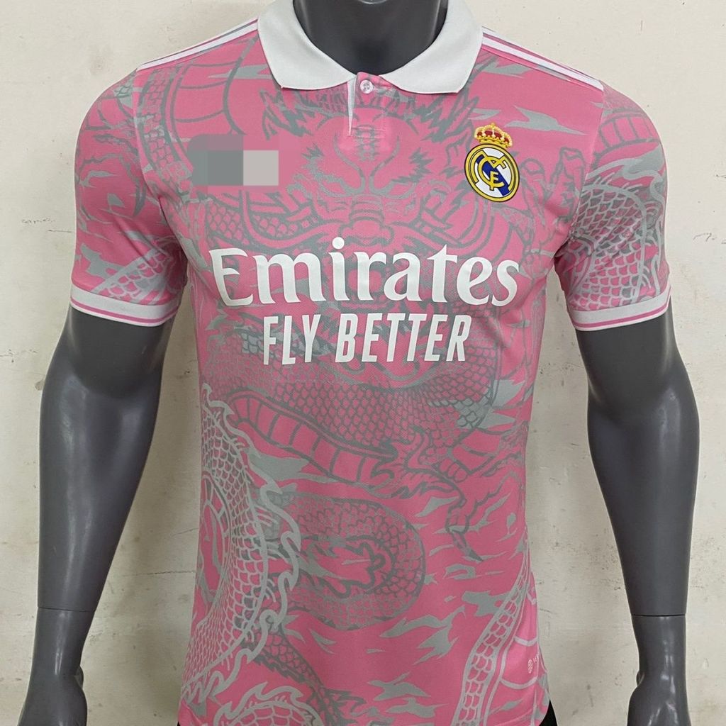2023 Real Madrid Real Madrid Pink Dragon Special Edition Jersey