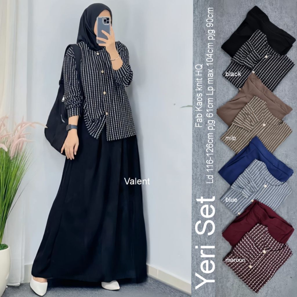 YERI SET VALENT  alya store