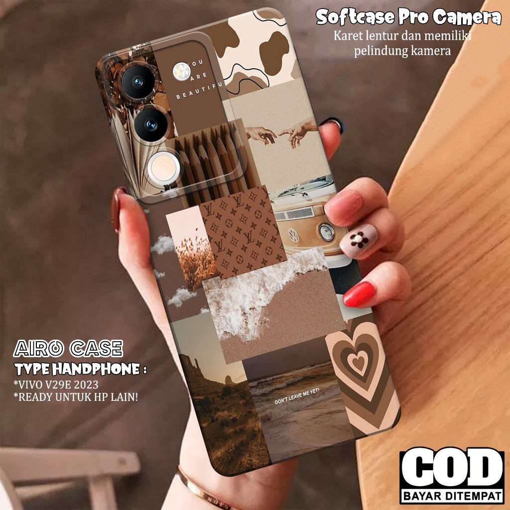 Softcase VIVO V29E 5G 2023 Terbaru Case VIVO V29E 5G Terbaru Fashion Case Aesthetic Casing VIVO V29E