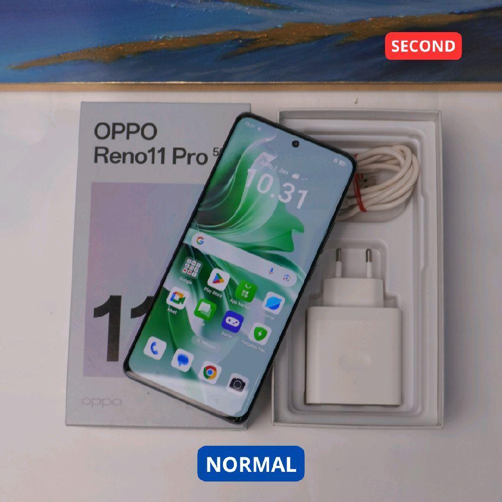 OPPO RENO 11 PRO 12/512 GB (5G) HP SECOND ORIGINAL SINAR MUTIARA CELL