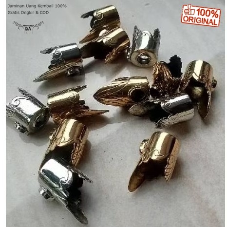Promo !!! Ornamen ring once pipa alpaka dudukan batu (sudah gratis batu berwarna)