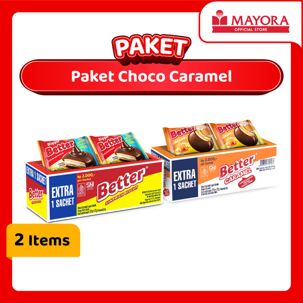 Choco Caramel Mayora Paket Choco Caramel dari Mayora