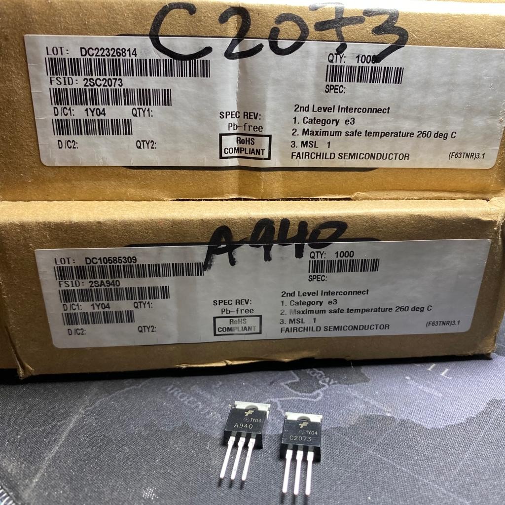 transistor A940 C2073 fairchild A 940 C 2073 pilih salah satu ready