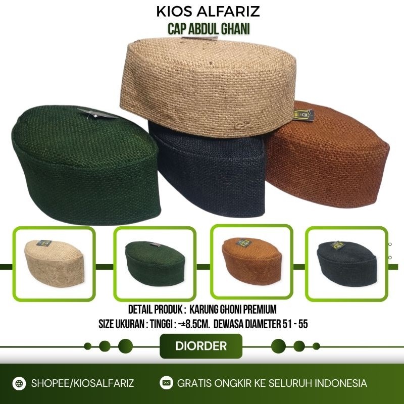 Peci Goni Premium Habib Bahar - Songkok Karung Klasik Unik Viral