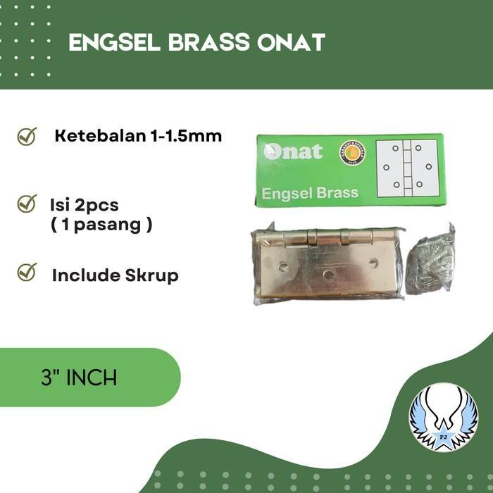 ONAT ENGSEL KUPU2 3/4INC PINTU JENDELA 1PASANG