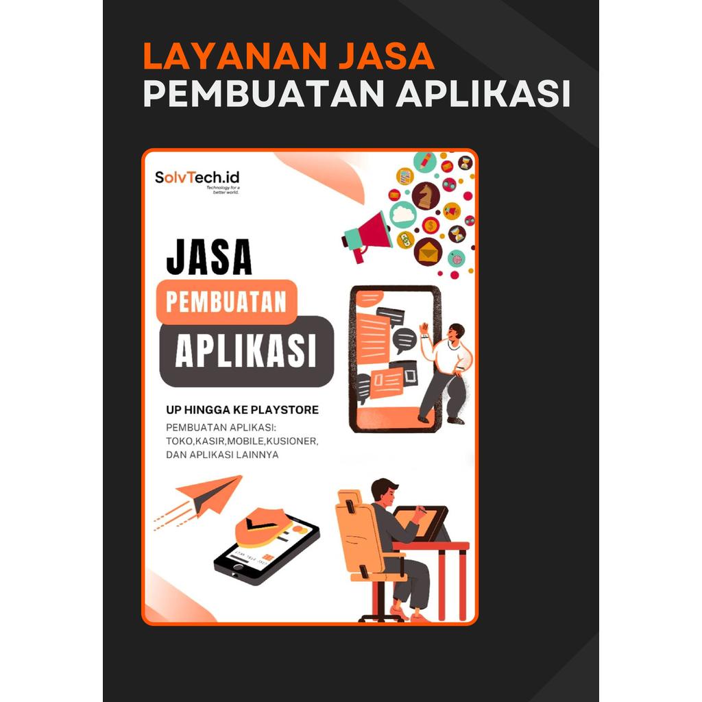 Jasa Pembuatan Aplikasi Custom Android iPhone | Developer Profesional Murah