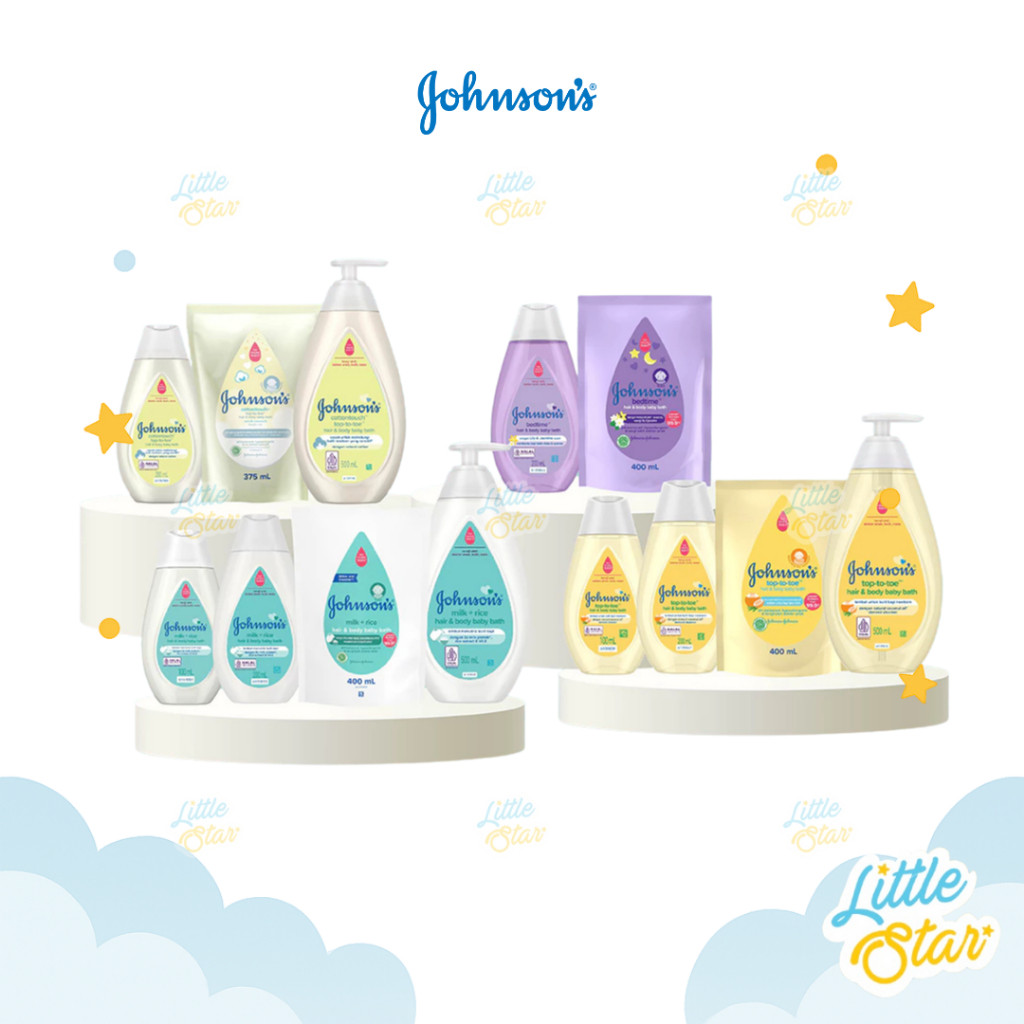 Johnson's Baby Hair & Body Bath Sabun Shampoo Bayi Botol Refill Pump