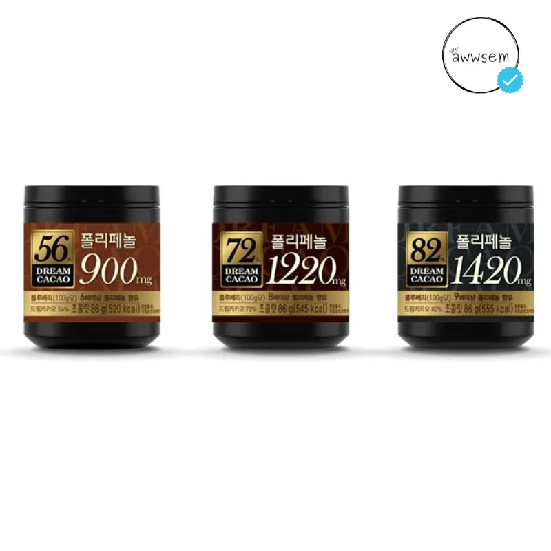 LOTTE Dream Cacao Dark Chocolate Original Korea