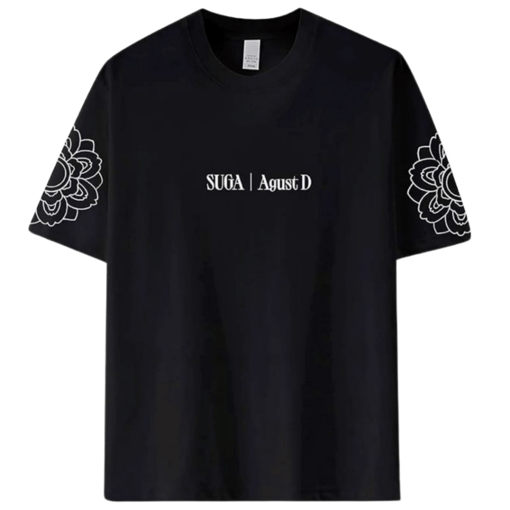 ( BISA CUSTOM ) T SHIRT AGUSD DDAY SABLON BUNGA LENGAN COTTON COMBAD 24S