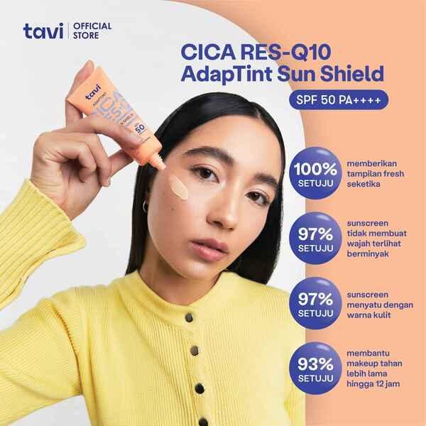 promo  -[TOP CREATOR'S PICK] TAVI Sunscreen - CICA RES-Q10 Adaptint / Water Break Sun Shield 40 Ml S