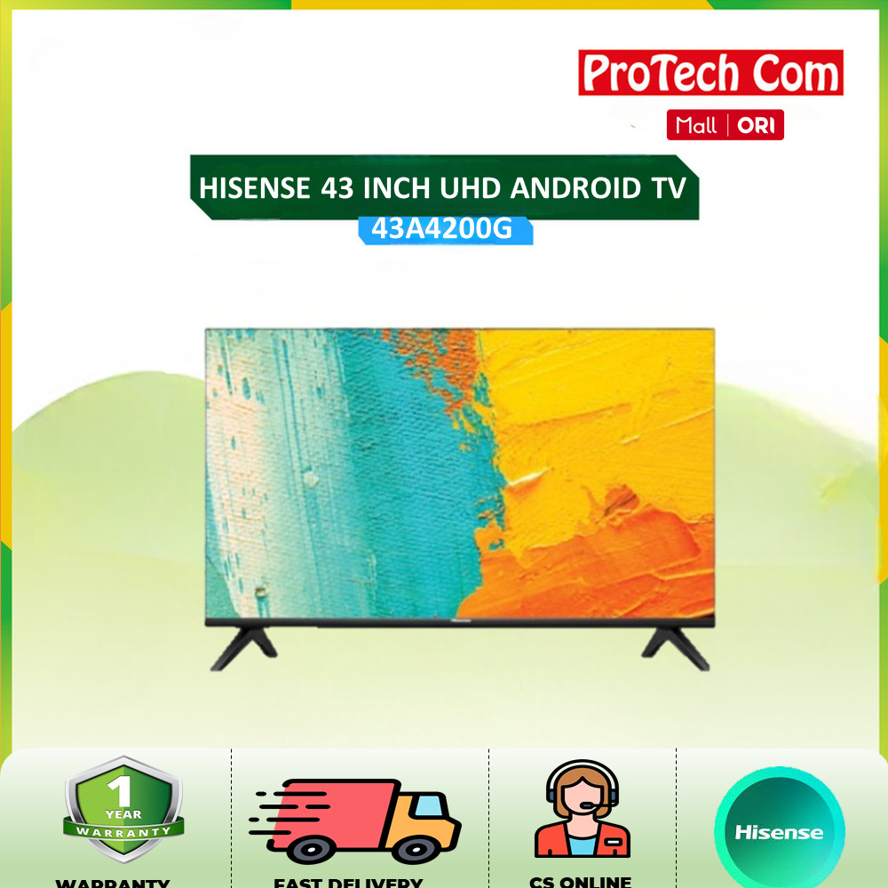 HIsense 43 Inch UHD Android TV - 43A4200G