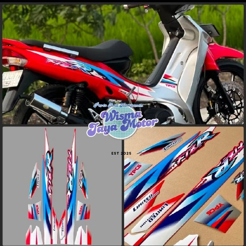 STICKER / STRIPING YAMAHA FIZ R 2004 MERAH
