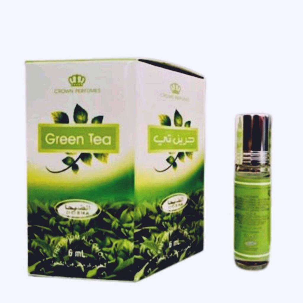 Parfum Dobha GREEN TEA Roll On 6ml Perbox isi 6 Pcs