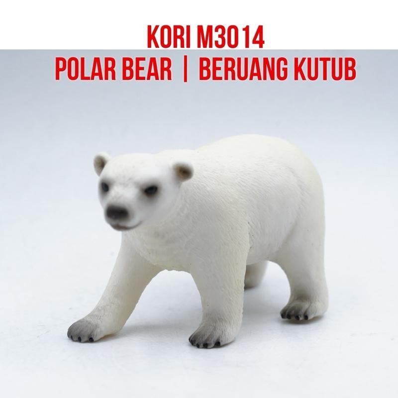 KORI Polar Bear Beruang Kutub Es Salju Ursus Maritimus | Mainan Figure Binatang Miniature Hewan Anim