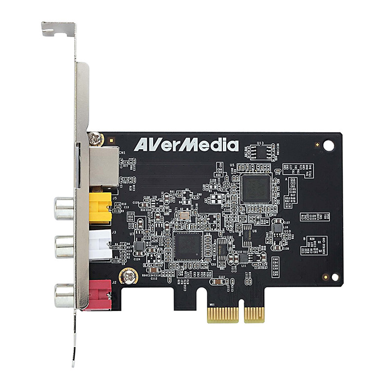 Video Capture Card AV PCI E DVR Card C725B for AverMedia  AV/S Terminal HD Video Monitoring Analog