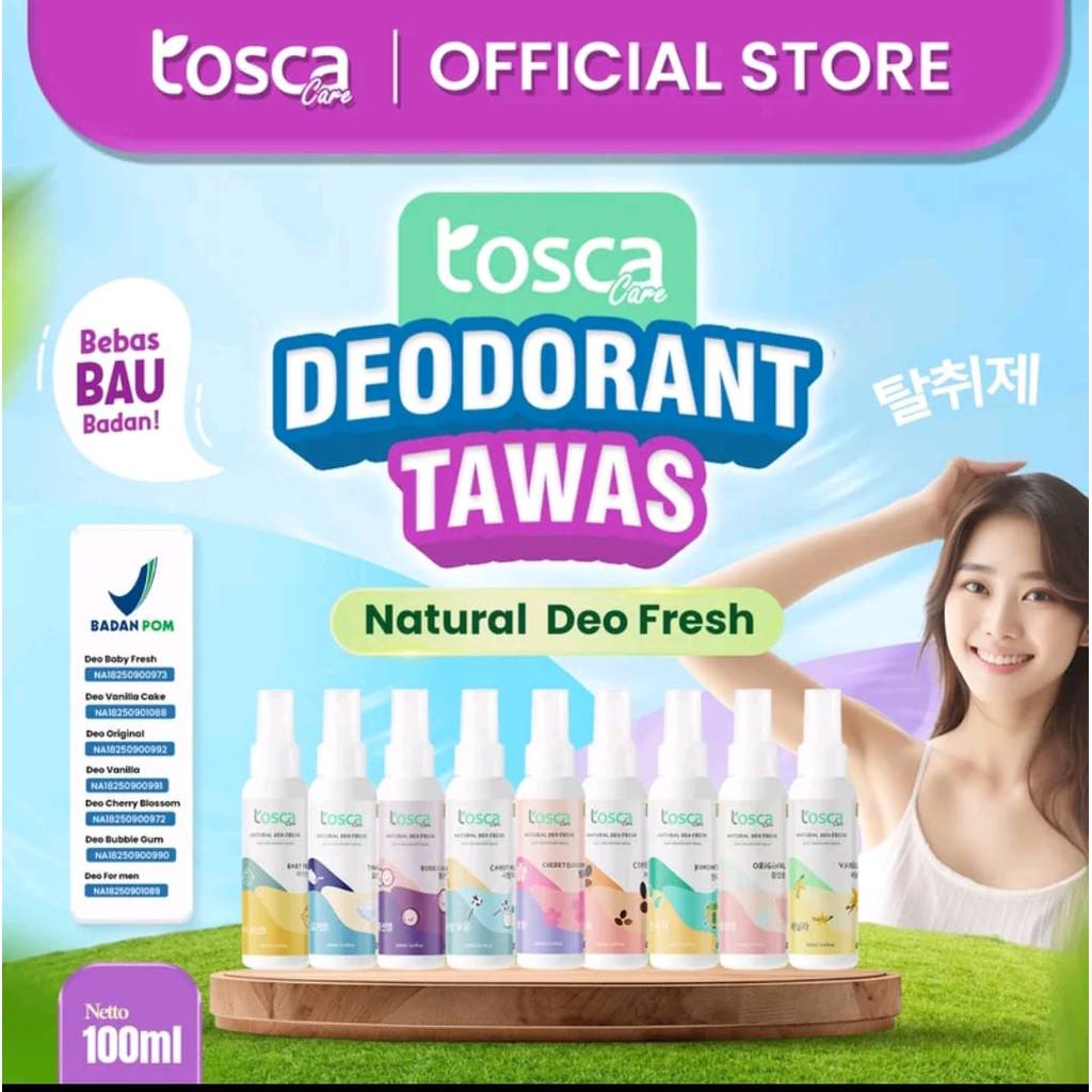 Deodoran Tawas Cair Ampuh Mencegah Bau Ketiak dan Badan Non Alkohol AMAN UNTUK IBU HAMIL DAN MENYUSU