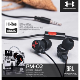 JBL PM02 Handsfree Hi-Res Audio JBL PM-02 Stereo Headset / Earphone PM02 J WARWARS Original