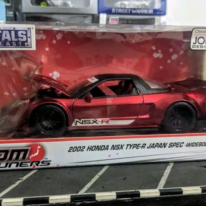 Diecast JadaToys Jada Toys JDM Tuners Honda NSX Type R Japan Spec Widebody 2002 Red Candy Segel REST