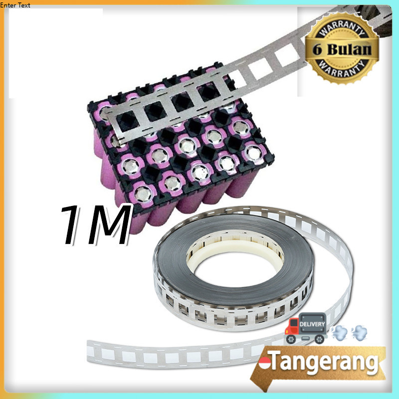 1Meter Nickel Strip Battery 18650 / Plate Nickel Nikel Strip Baterai Spot Welding