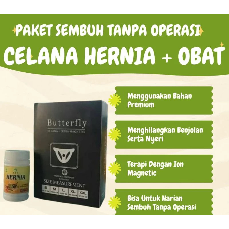 AGEN DISTRIBUTOR OBAT HERNIA + Celana Hernia Original - Celana Hernia Butterfly - Celana Hernia Pria