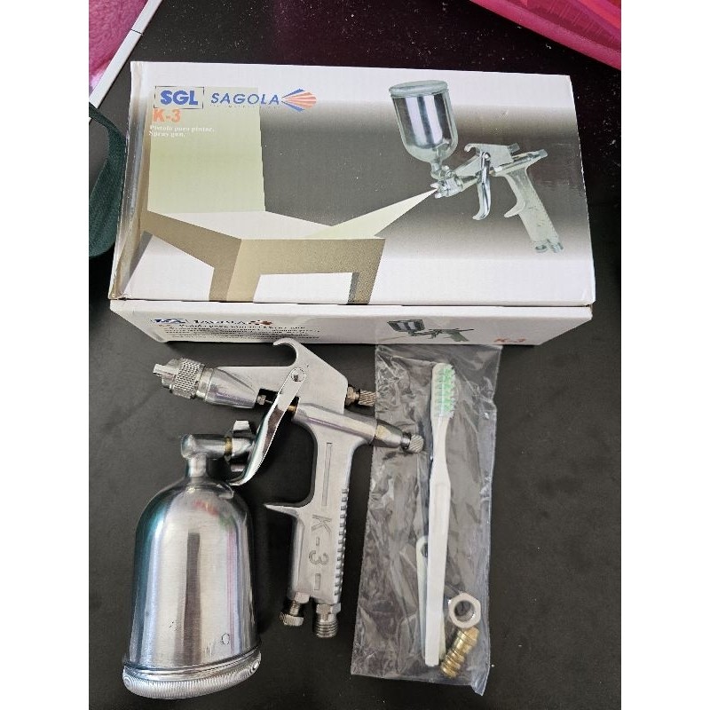 Spray Gun K3 Sagola/Sped Cat Tabung Atas K3 Sagola/Semprotan cat K3 sagola