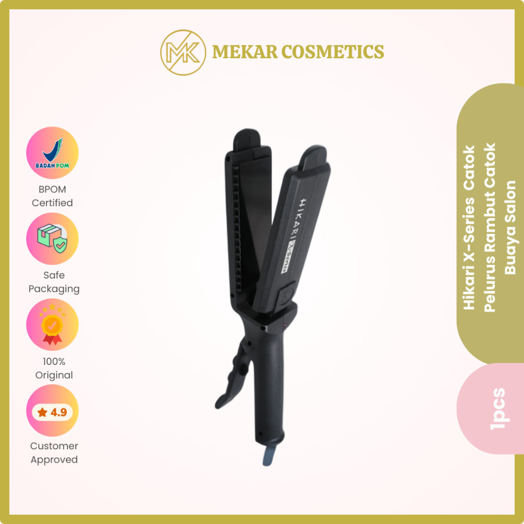 Hikari X-Series Catok Pelurus Rambut Catok Buaya