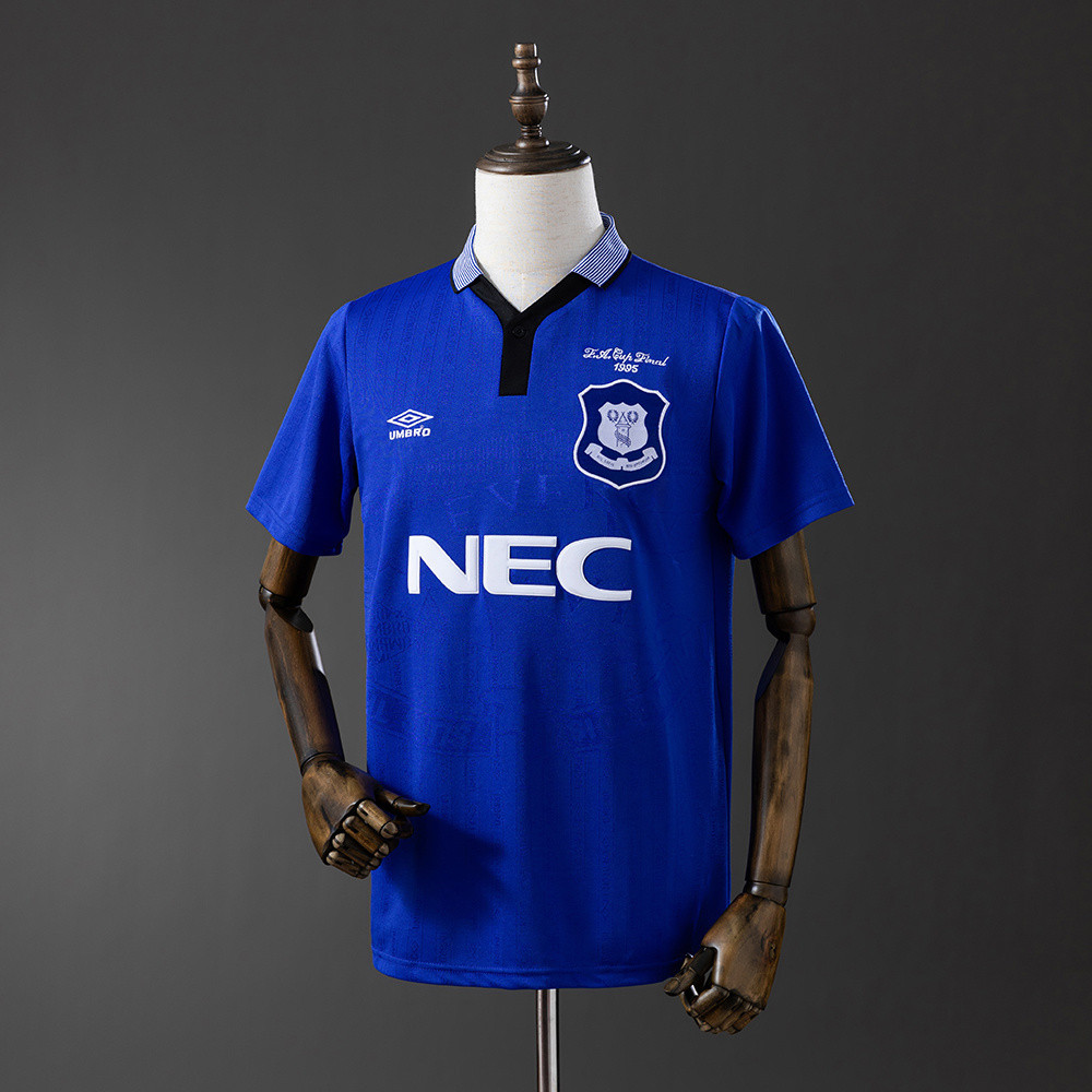 Jersey Retro Everton 94/95 home T shirt pria