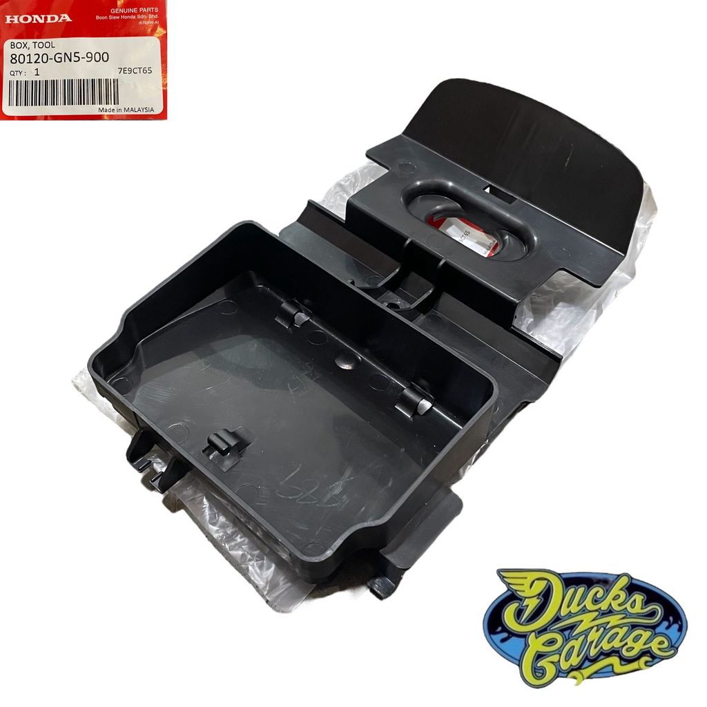 80120-GN5-900 Toolbox Tool Box Toolkit Bagasi Jok Honda Dream Ex5 Astrea Star Prima Original MALAYSI