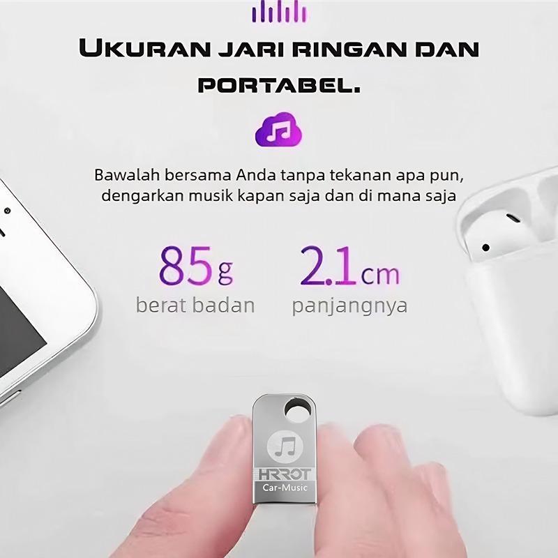 Flashdisk 32GB Full Vidio Clips Berbagai Genre Musik Mp3 Mp4 Untuk Mobil Mp3 Player Tv Android Isi 2