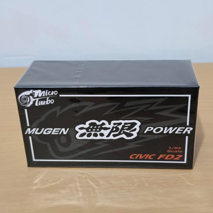 MT Model Micro Turbo Civic FD2 Mugen RR Diecast Koleksi Mobil Mainan Mini Scale 1/64 Hot Wheels Lang