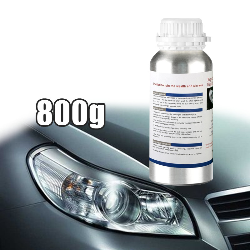 Cairan obat Liquid Nano Burn coating poles headlamps cover lampu mobil 800 gr Coating Headlamp Polis