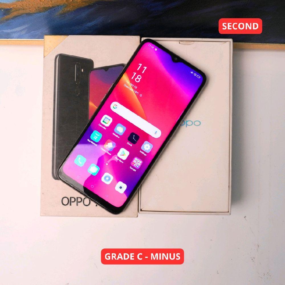 OPPO A5 2020 3/64 GB GRADE C - MINUS HP SECOND ORIGINAL SINAR MUTIARA CELL (96174)