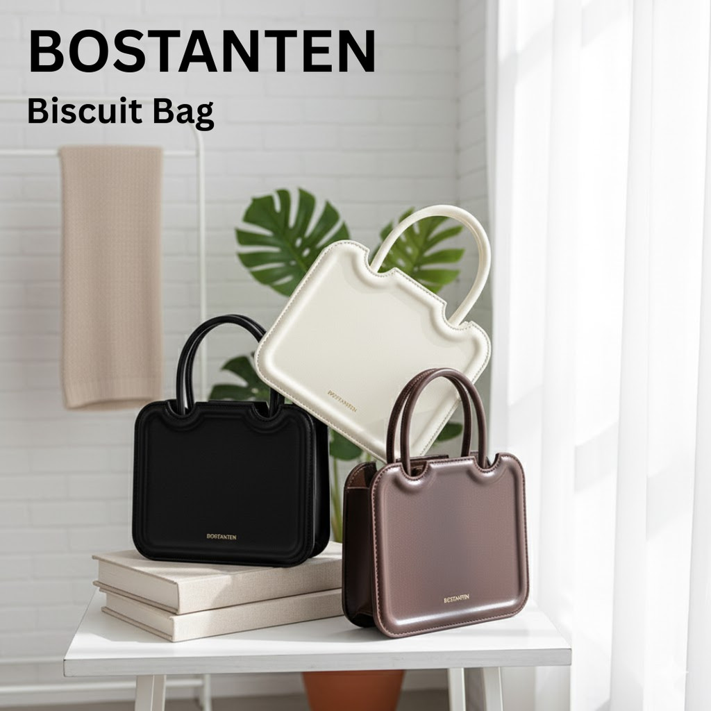 BOSTANTEN Tas Selempang Tas Totebag Wanita Model Valerie Bag - Biscuit Bag