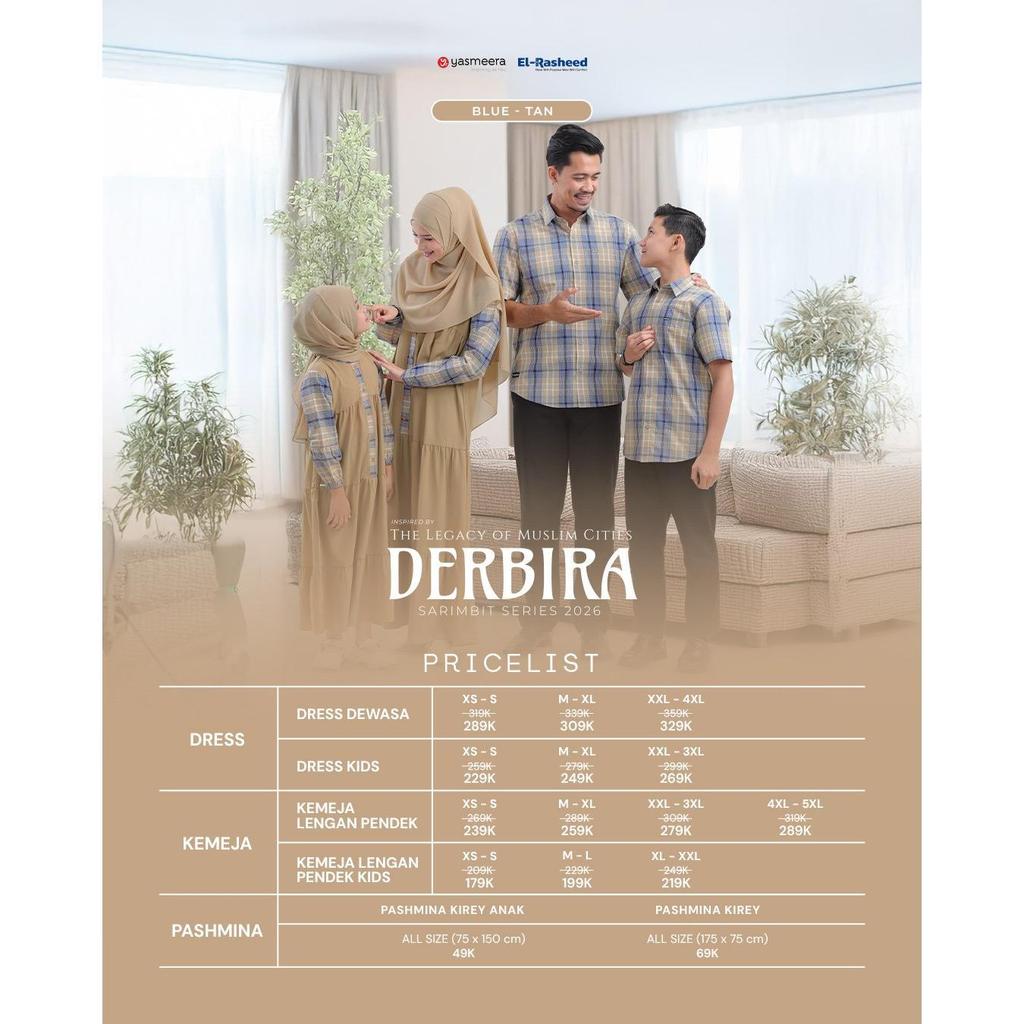 SARIMBIT YASMEERA DERBIRA BLUE-TAN BYE YASMEERA