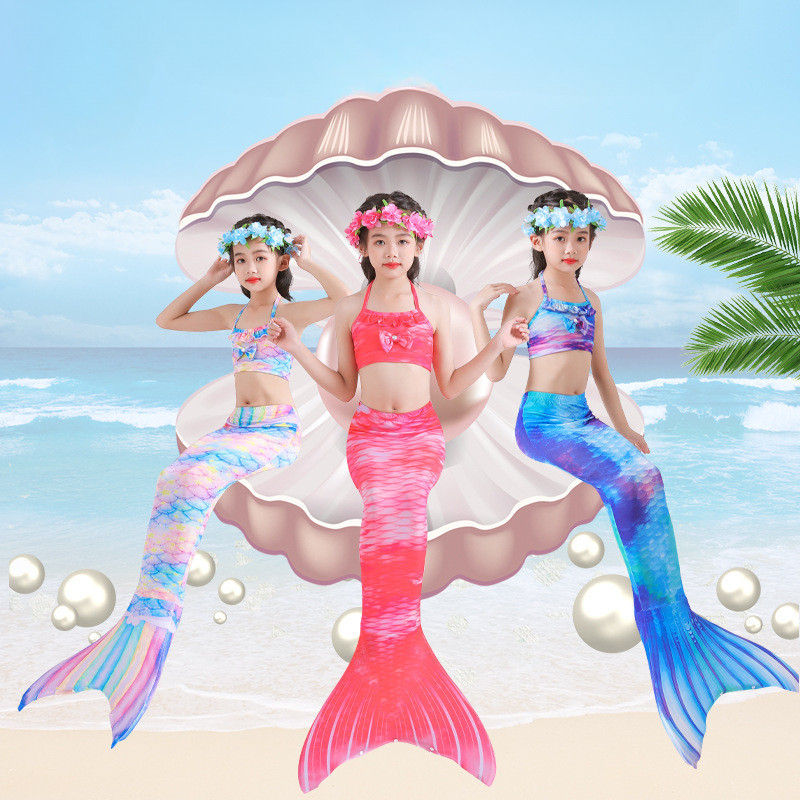 New Mermaid Swimsuit Set Mermaid Tail Bikini Swimsuit