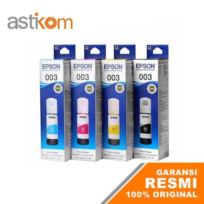 TINTA EPSON 003 ORIGINAL for Epson L3110 L3150 L5190 - Hitam