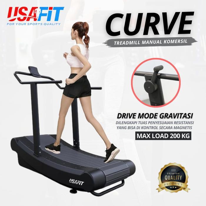 Treadmill Manual - USAFIT CURVE TREADMILL COMMERCIAL
