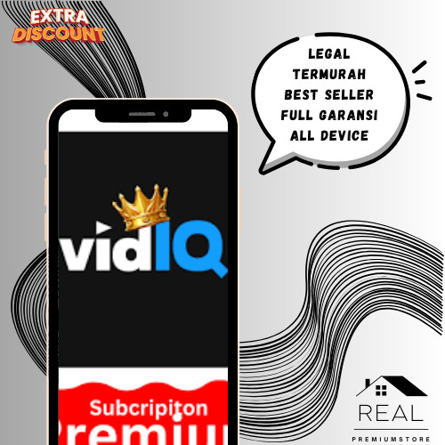 VidIQ Premium 1 Tahun Full Garansi Termurah