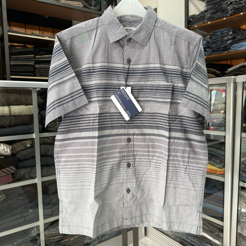 PROMO HITS Cressida Kemeja Lengan Pendek Original | Kemeja Pria Lengan Pendek