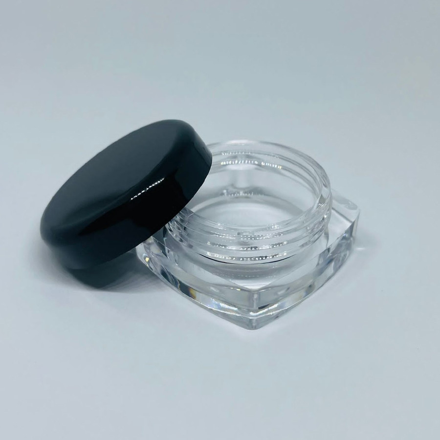 Pot Jar Bulat Mini Wadah Travel Size Kosmetik Skincare Akrilik