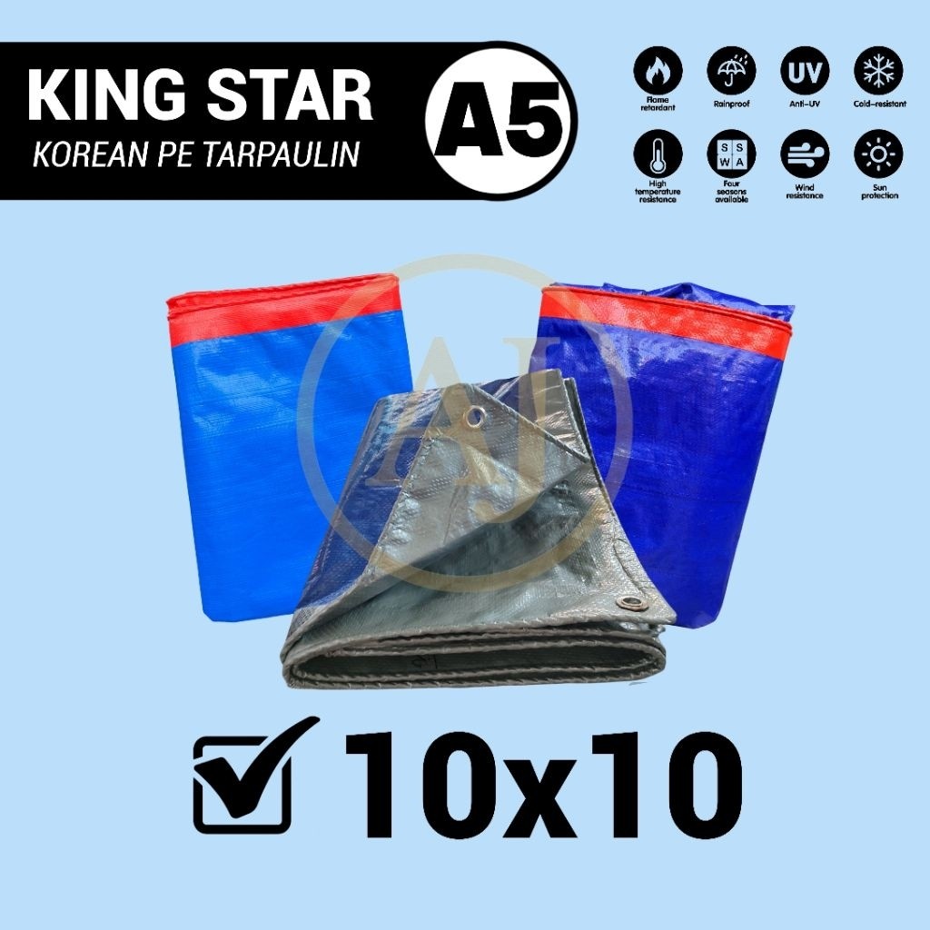 Terpal Plastik A5 Ukuran 10x10