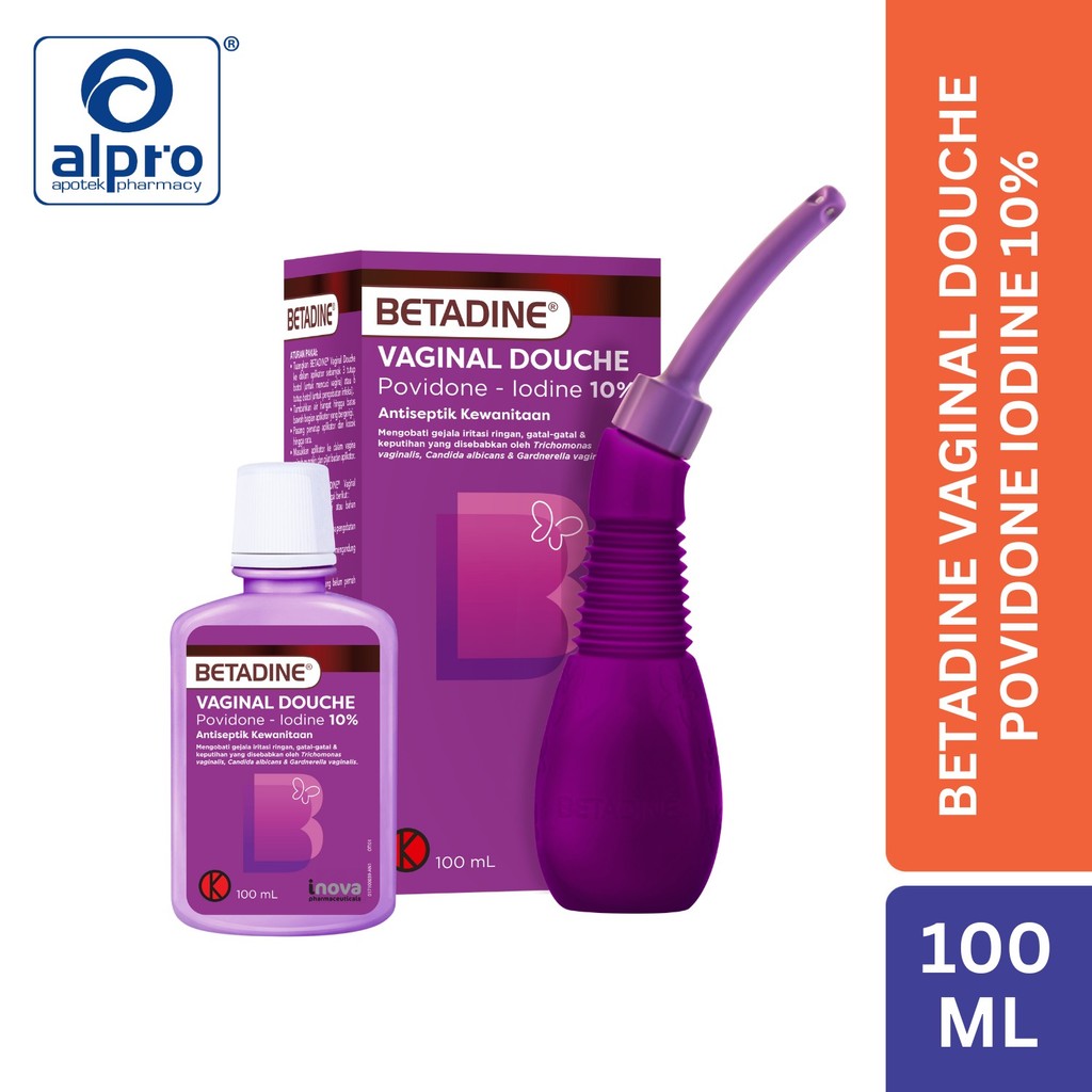 Betadine 10% Vaginal Douche + Alat 100 mL