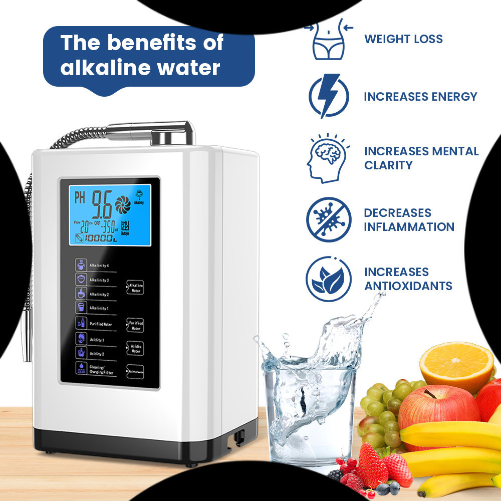 SALE  Alkaline Water Machine Ionizers PH Water Device Alkaline Water Dispenser 5 Plate Platinum Coat
