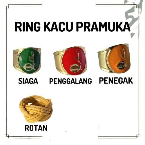 RING KACU Pramuka SD SMP SMA Siaga Penggalang Dan Rotan untuk Anggota Pramuka Indonesia