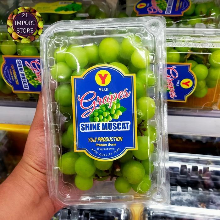 Anggur Shine Muscat Premium Grape 500 gram | 1 Pack