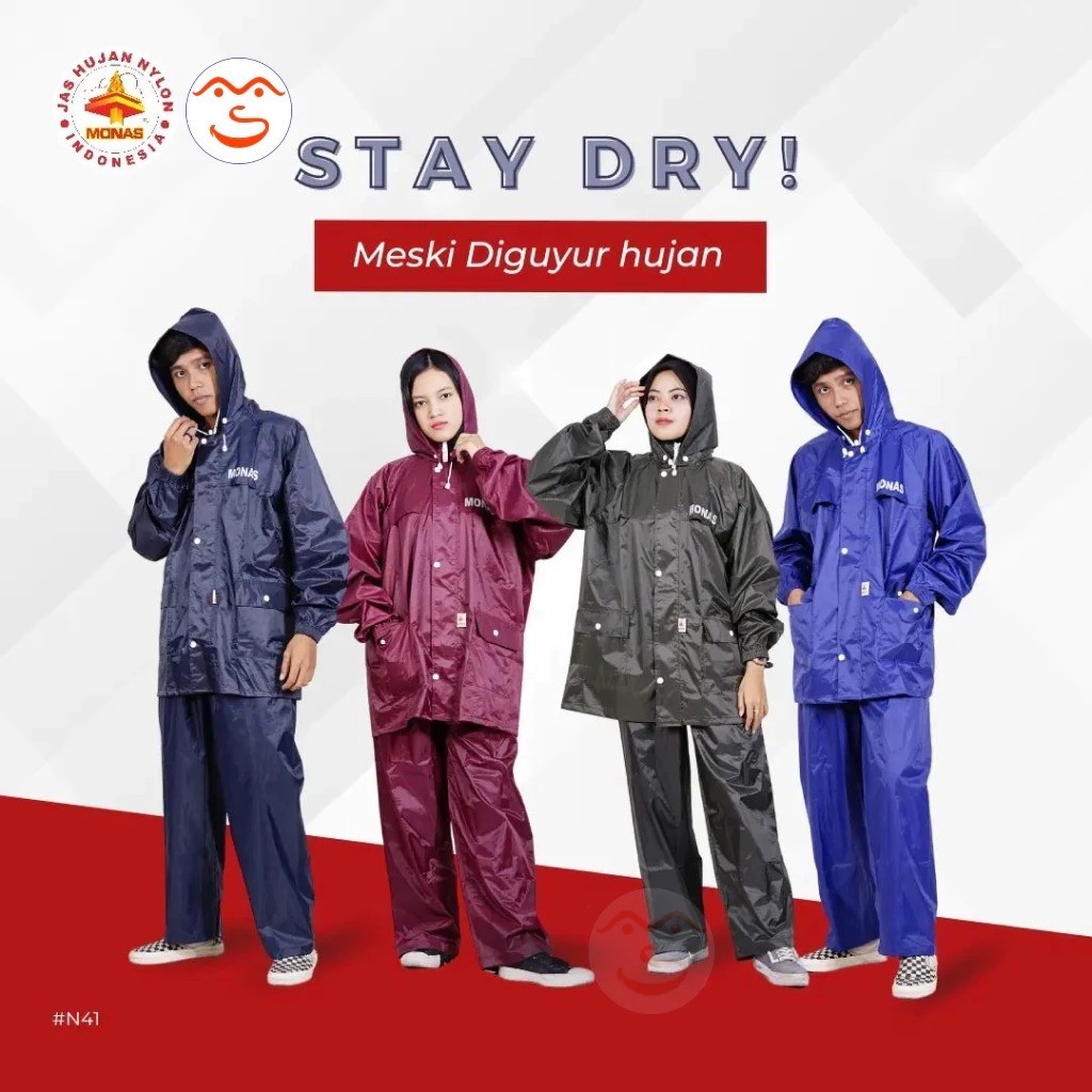 Monas Jas Hujan Jaket Celana N41 MANTOL JAKET CELANA