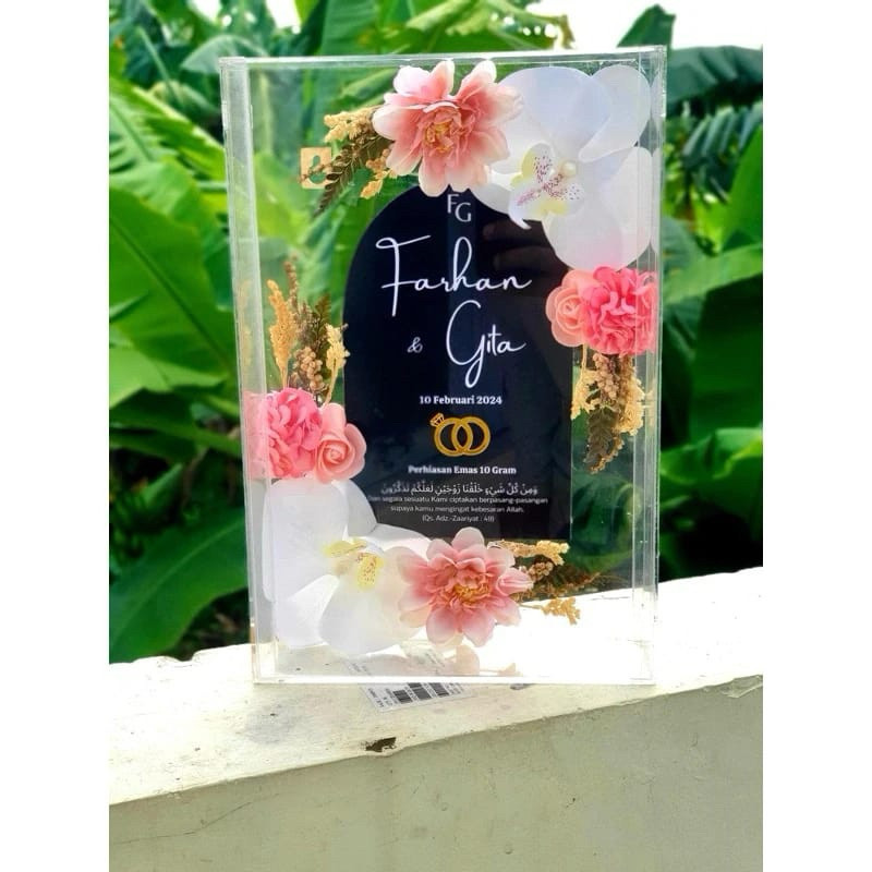 New BINGKAI MAHAR AKRILIK MAHAR UANG 3D Mahar Aesthetic