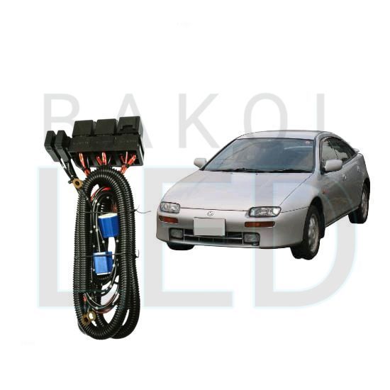 Relay Set Lampu Utama LED H4  Mobil Mazda  Lantis BL