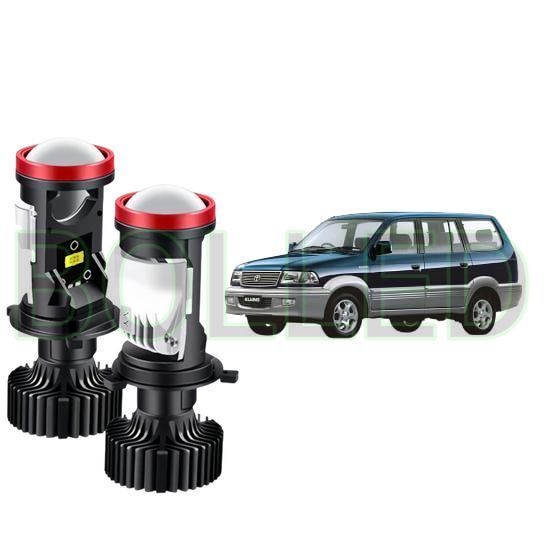 2pcs Lampu Utama LED H4 Projector High Power Mobil Toyota kijang kapsul LGX LSX KRISTA 1997 2004 BLD