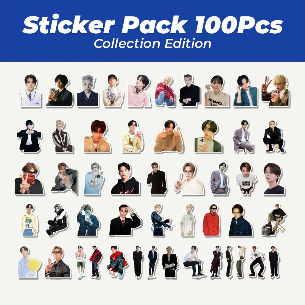 Hot Stiker Stiker HAMADA ASAHI (TREASURE) Lucu Anti Air Stikers Berperekat Waterproof Sticker Decal 